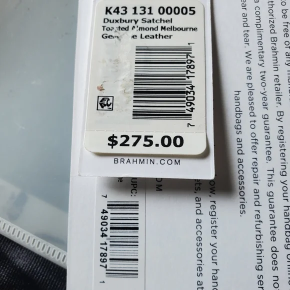 Brahmin Duxbury Melbourne Leather Satchel - Picture 9 of 14